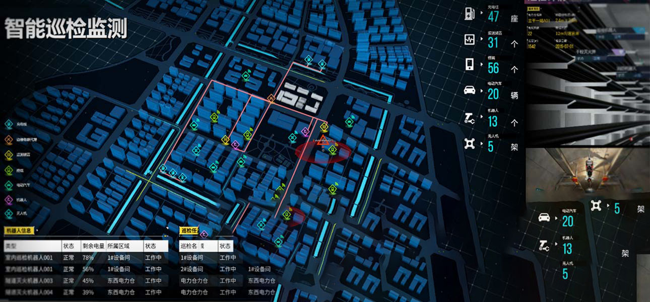 智慧电力大屏可视化决策系统